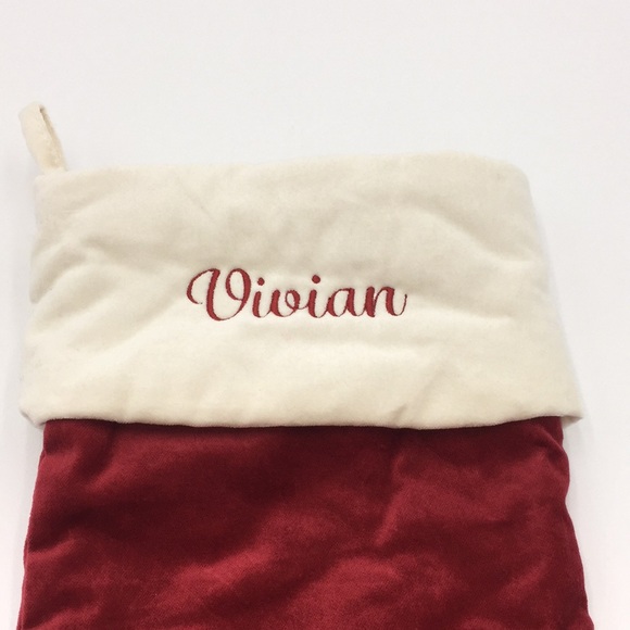 Pottery Barn Holiday Christmas Stocking “Vivian” - Picture 5 of 8